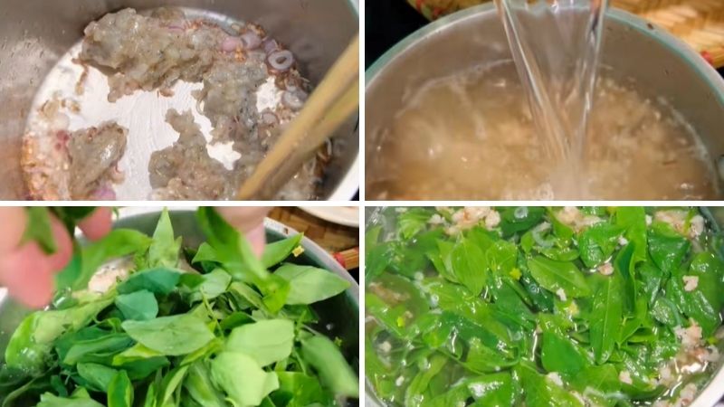 Bước 3: Nấu canh