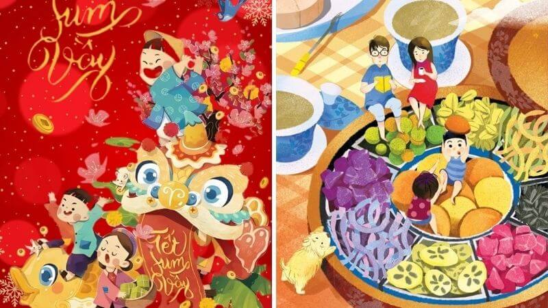 Hình nền Tết 2026 full HD cho điện thoại & máy tính 1