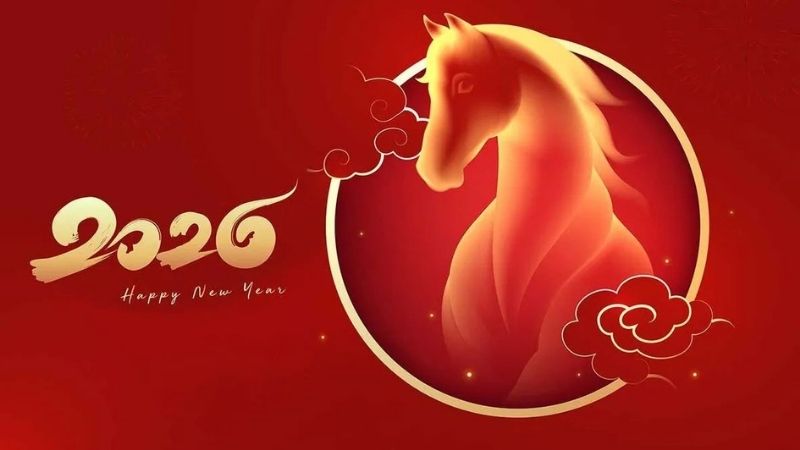 Ảnh chúc mừng năm mới 2026 hiện đại, sang trọng 17