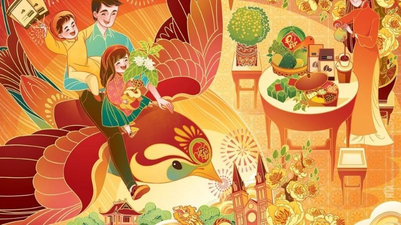 Ảnh chúc mừng năm mới 2026 dành cho gia đình, người thân 13