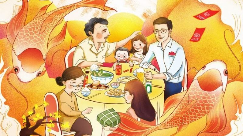 Ảnh chúc mừng năm mới 2026 dành cho gia đình, người thân 10