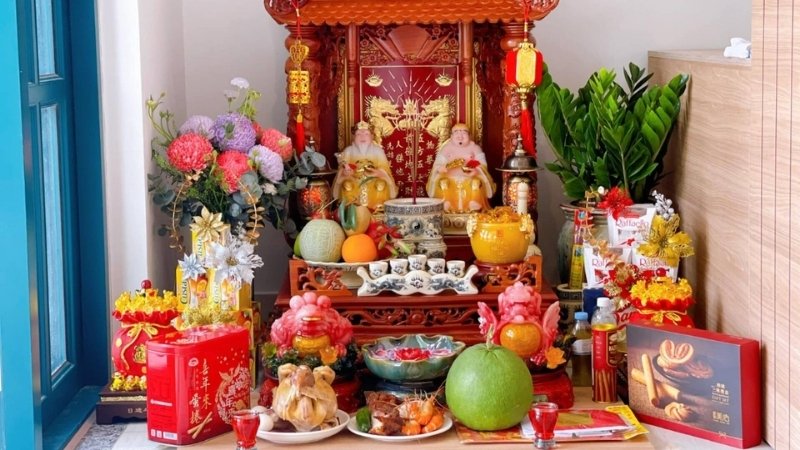 Bàn thờ 1 bát hương