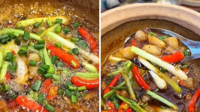 cách làm kho quẹt tóp mỡ