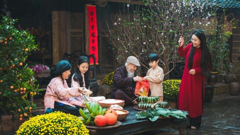 Bài vè chúc Tết rộn ràng