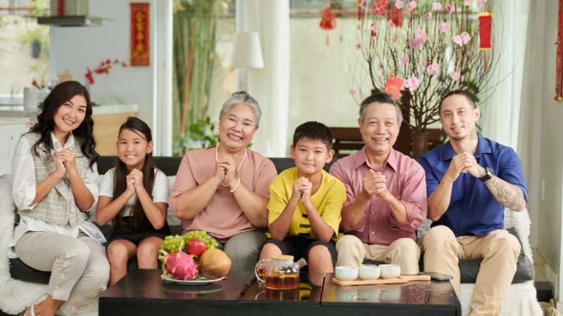 Thơ chúc Tết bố mẹ và anh chị