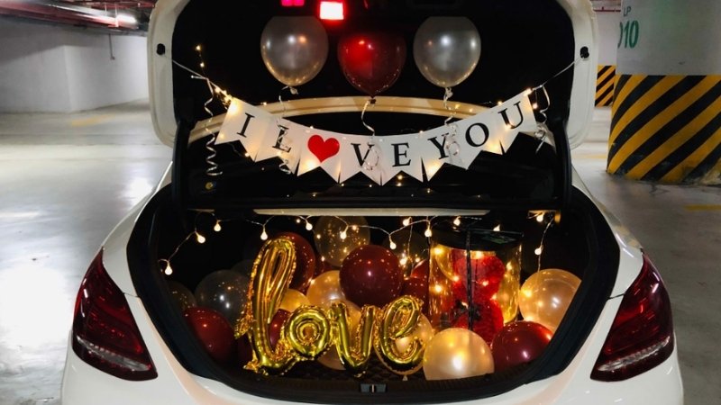 Trang trí cốp xe ô tô Trang trí cốp xe ô tô