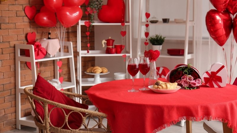 Setup bàn tiệc Valentine tại nhà Setup bàn tiệc Valentine tại nhà
