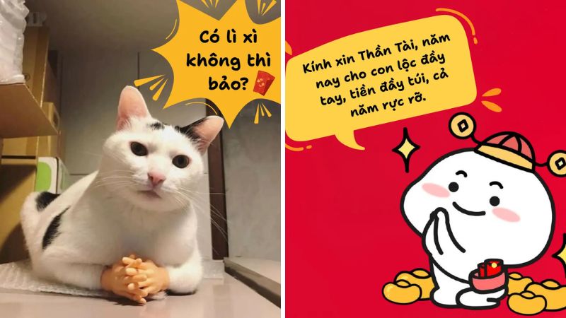 Hình ảnh meme lì xì hài hước 3