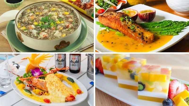 Thực đơn Valentine phong cách Á