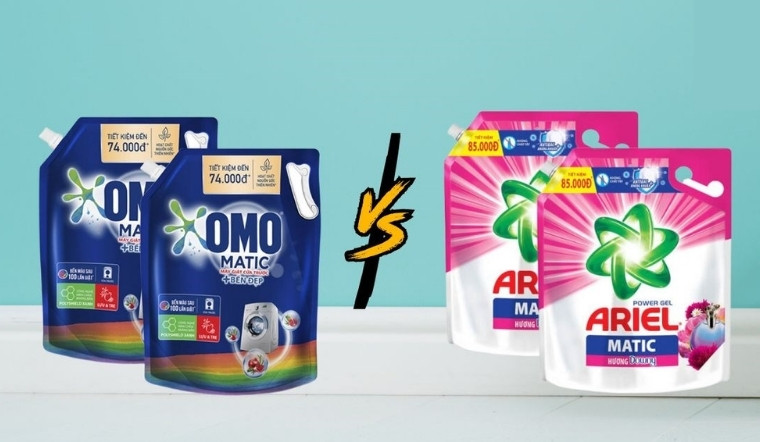 So sánh nước giặt Ariel và Omo cái nào tốt hơn? Review mới nhất