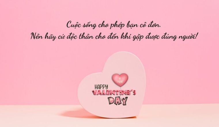 100+ cap Valentine cho hội người độc thân bá đạo và vui nhộn