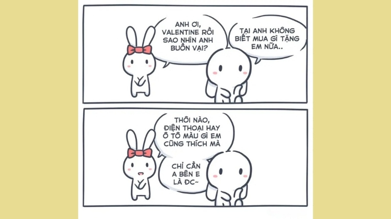 Hình ảnh vui nhộn về việc đòi quà ngày Valentine 8