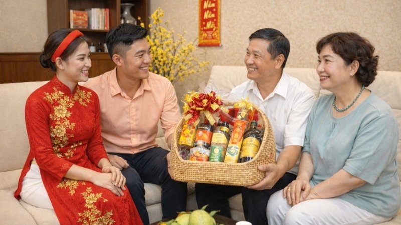 Nên tặng quà cho gia đình người yêu để thể hiện sự lễ phép và coi trọng mối quan hệ