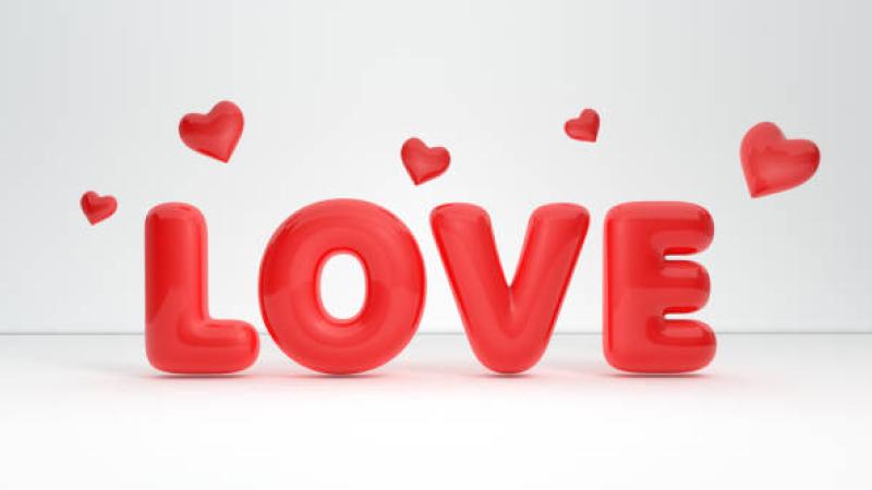 Hình nền Valentine với chữ Love 7