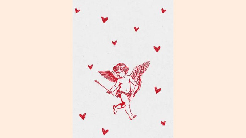 Hình nền Valentine thần Cupid 6