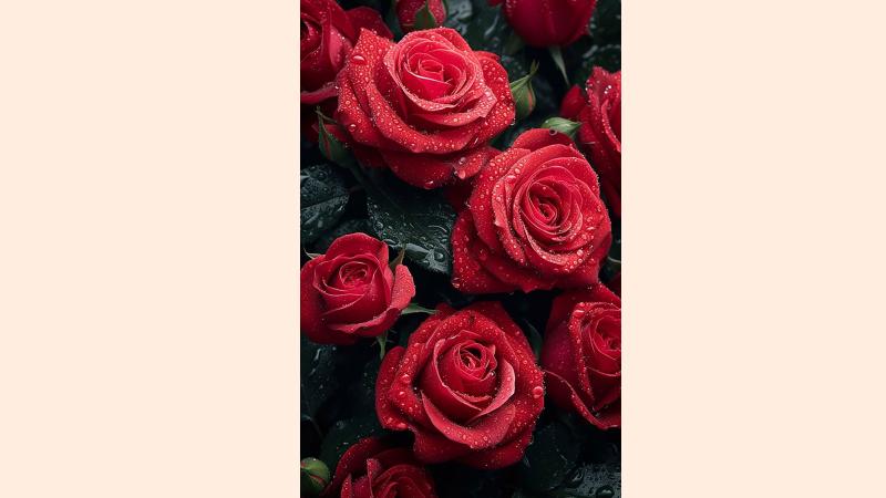 Hình nền Valentine hoa hồng 7