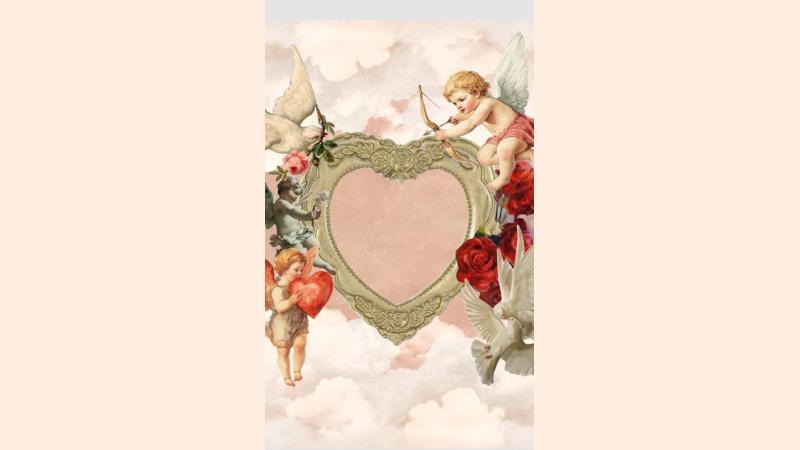 Hình nền Valentine thần Cupid 2