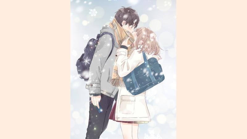 Hình nền Valentine anime lãng mạn 8