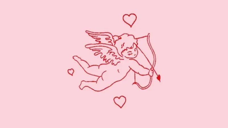Hình nền Valentine thần Cupid 5