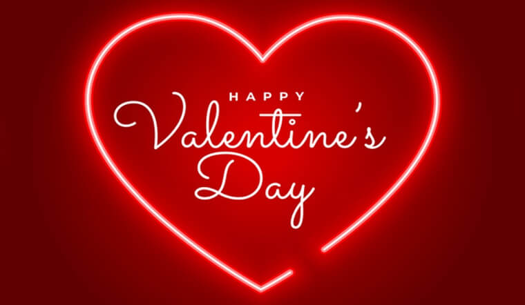 Hình nền Valentine với chữ Love 2