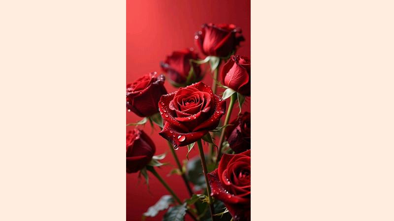 Hình nền Valentine hoa hồng 5