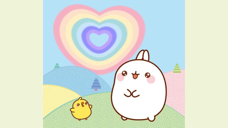 Hình nền Valentine chibi dễ thương 2