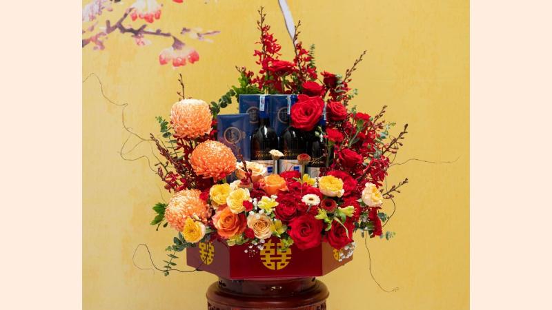 Tráp dạm ngõ sơn mài cao cấp 5