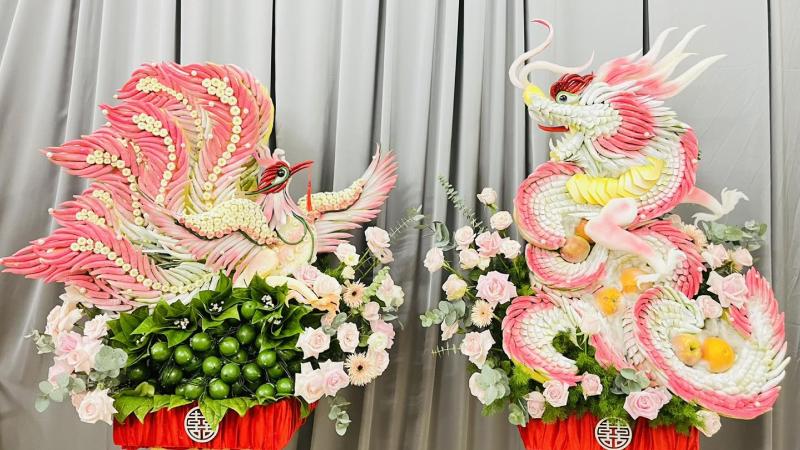 Tráp truyền thống rồng phượng 7