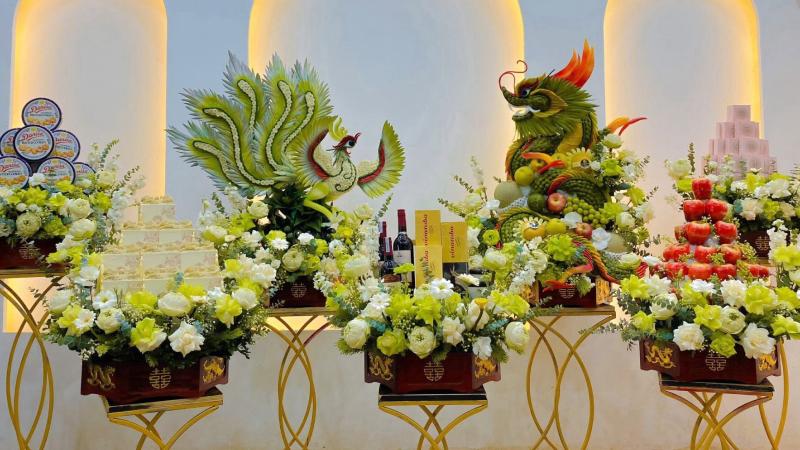 Tráp truyền thống rồng phượng 2