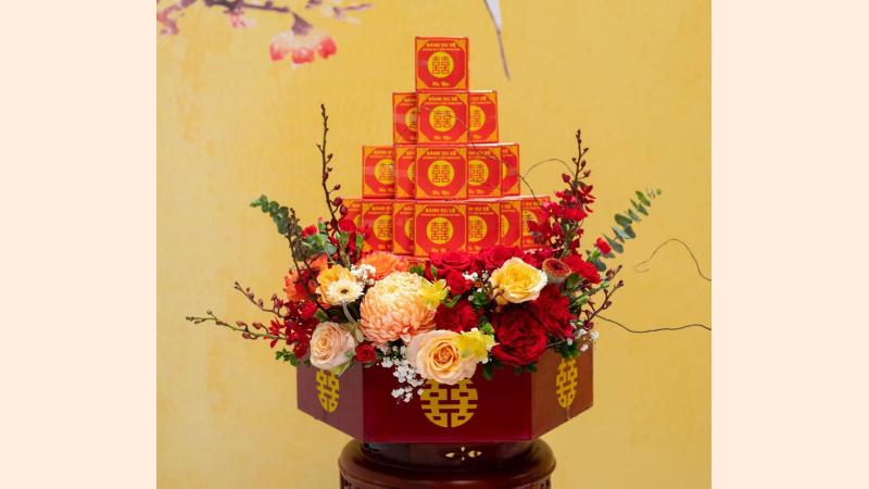 Tráp dạm ngõ sơn mài cao cấp 4