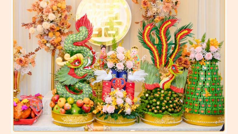 Tráp truyền thống rồng phượng 10