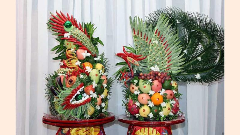 Tráp truyền thống rồng phượng 1