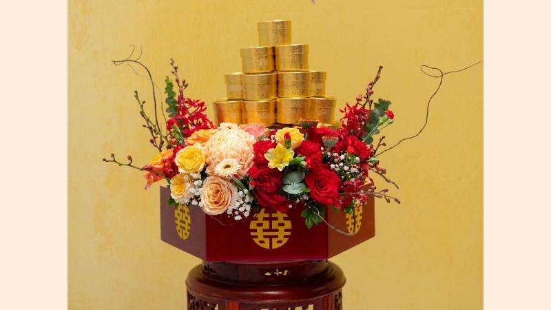 Tráp dạm ngõ sơn mài cao cấp 3