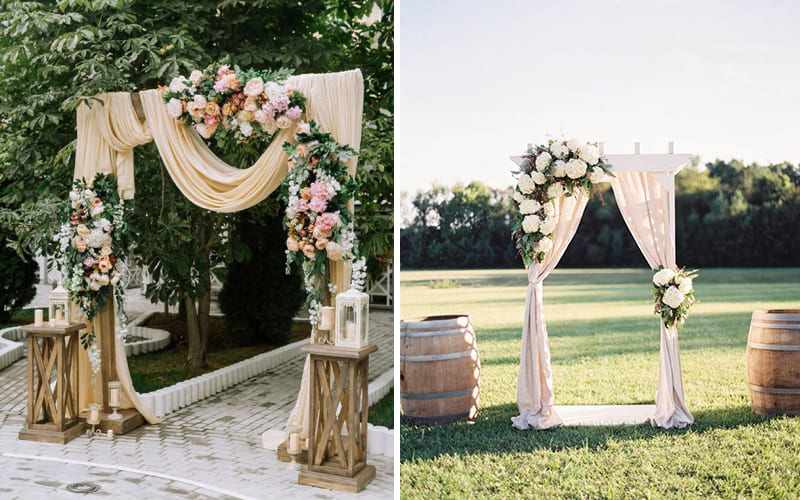 Cổng cưới đơn giản