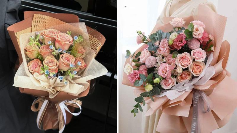Phong cách gói hoa Hàn Quốc