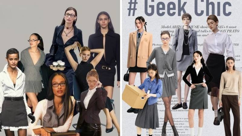 Geek-chic vs. Office Siren