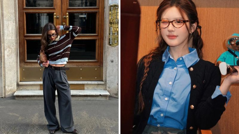 Áo sơ mi hoặc Polo kẻ sọc