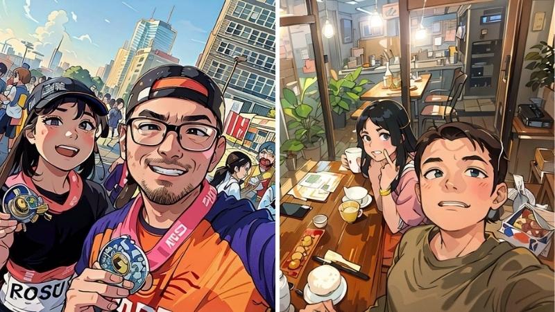 Phong cách Anime Nhật Bản lãng mạn