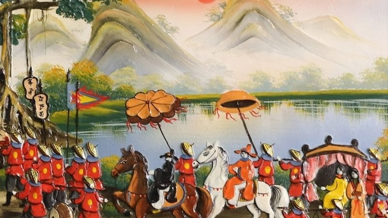 Vinh quy bái tổ là lễ rước người đỗ đạt về làng tạ ơn tổ tiên và chia vui cùng quê hương