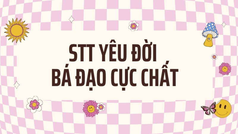 Stt yêu đời bá đạo cực chất