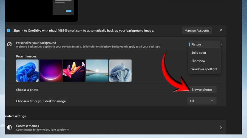 Cách đổi hình nền con ngựa chúc Tết trên máy tính Windows – tải ảnh lên