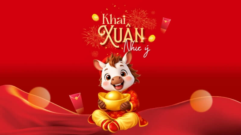 Ảnh nền ngựa Bính Ngọ phù hợp làm hình nền làm việc