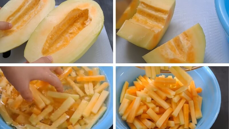 Bước 1 là sơ chế nguyên liệu