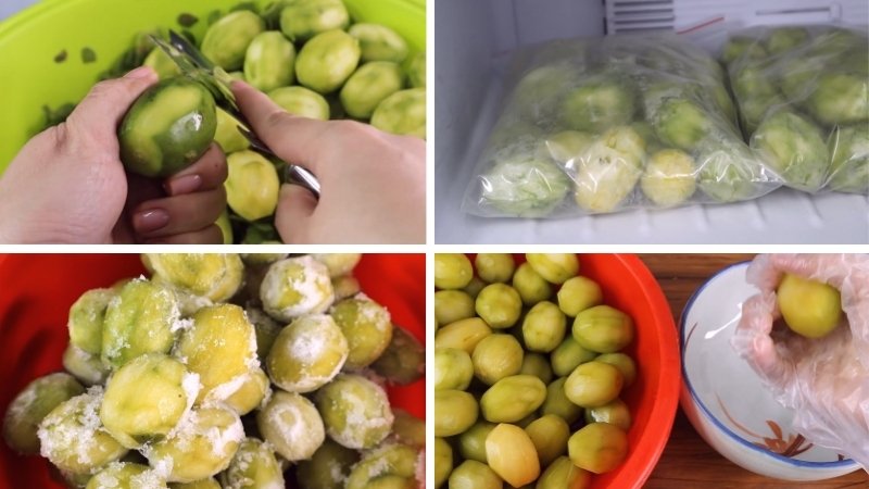 Sơ chế cóc tươi