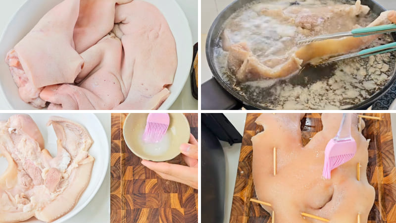 Bước 1: Sơ chế nguyên liệu