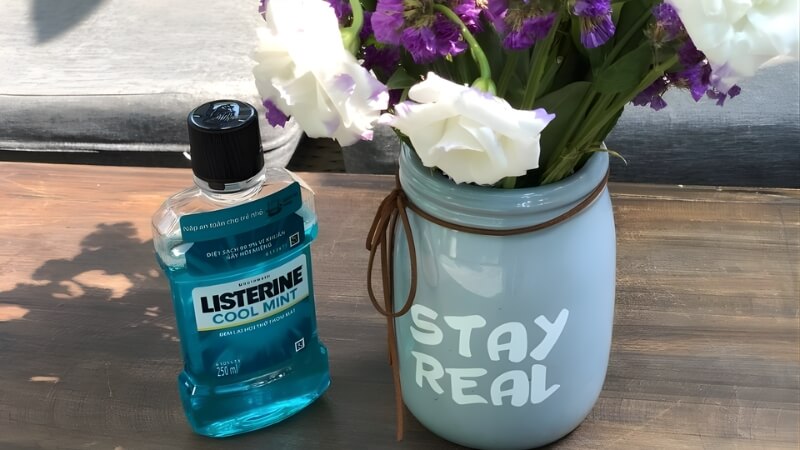 Thêm đường và nước súc miệng