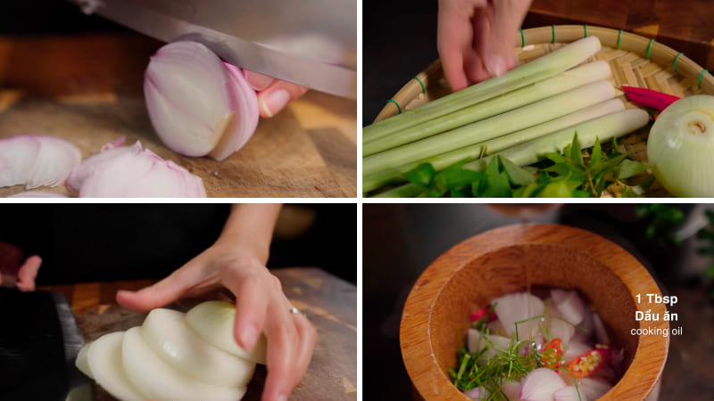 Bước 1: Sơ chế nguyên liệu