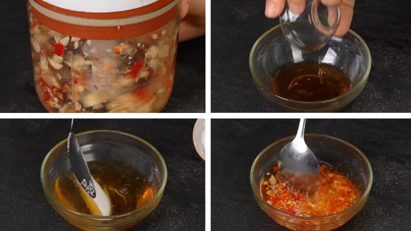Pha nước mắm chua ngọt