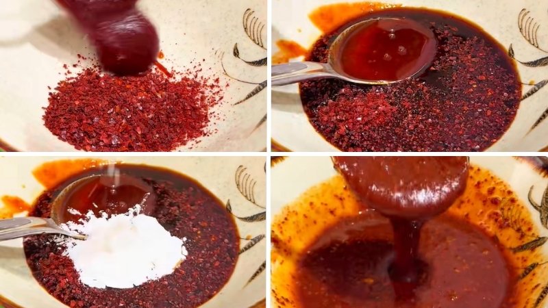 Pha nước sốt cay Pha nước sốt cay