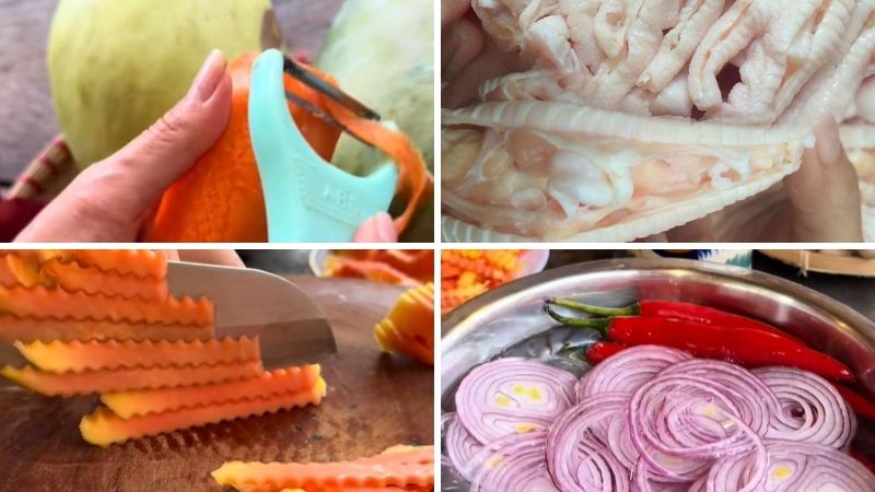 Bước 1: Sơ chế nguyên liệu